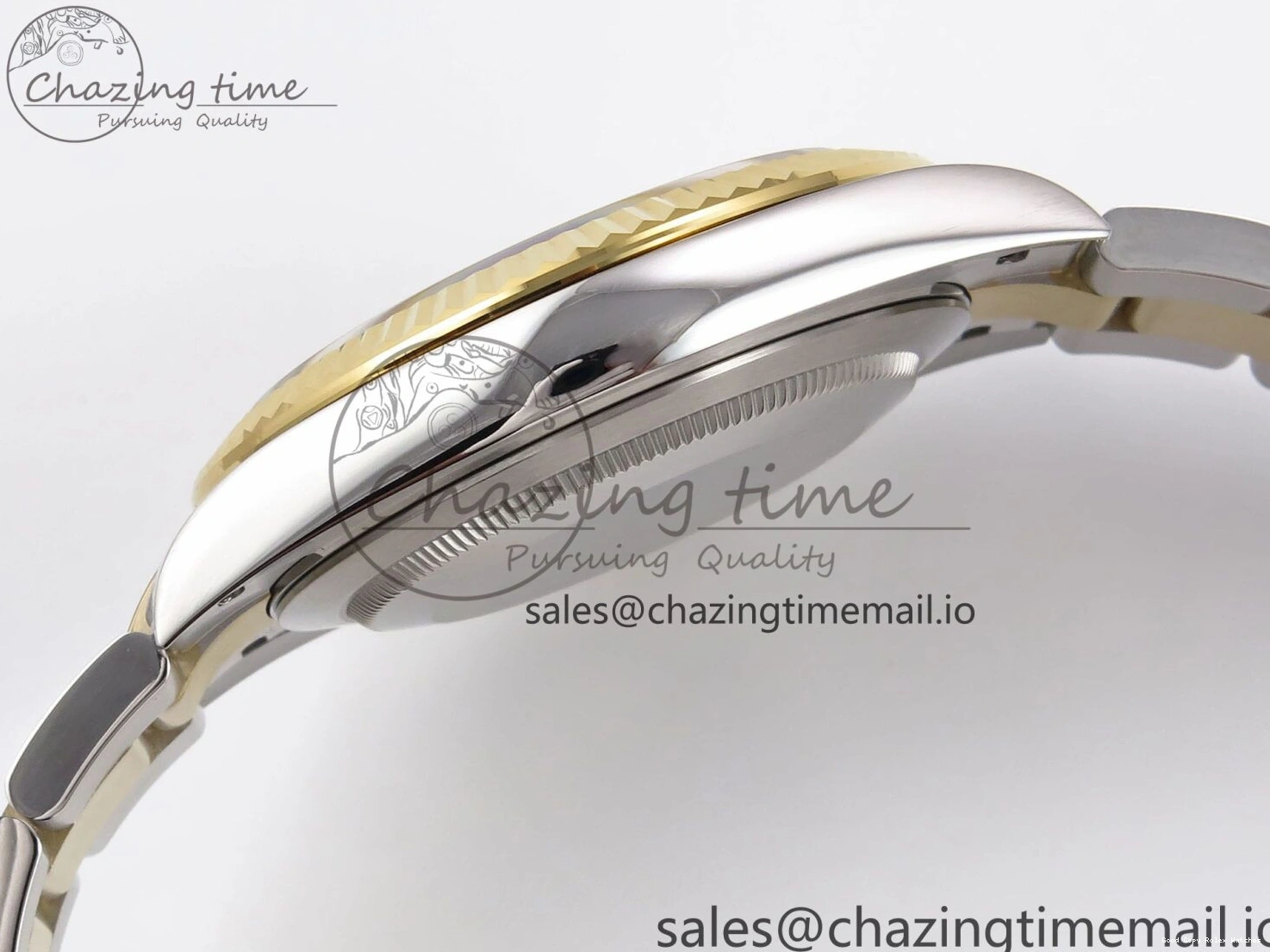 AAA Replica Watches Bracelet Thermal YG Best Edition Dial DateJust 41 Oyster 126333 EWEF SS on 976 YG Textured A 0104